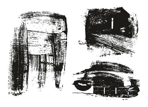 Ripped &amp; Torn Paper Background Mix Grunge Punk Style High Detail Abstract Vector Stock Illustration