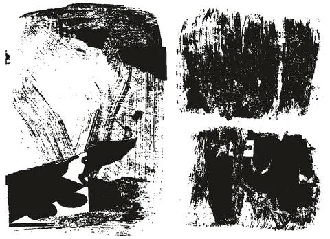 Ripped &amp; Torn Paper Background Mix Grunge Punk Style High Detail Abstract Vector Illustrazione stock