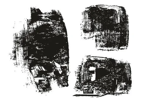 Ripped &amp; Torn Paper Background Mix Grunge Punk Style High Detail Abstract Vector Stock Illustration