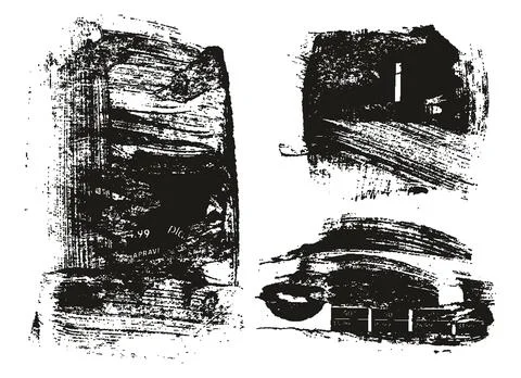 Ripped &amp; Torn Paper Background Mix Grunge Punk Style High Detail Abstract Vector Stock Illustration
