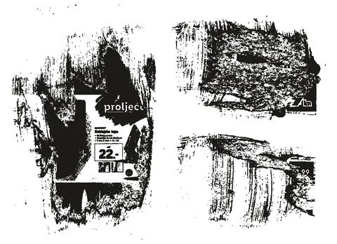 Ripped &amp; Torn Paper Background Mix Grunge Punk Style High Detail Abstract Vector Stock Illustration