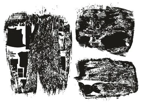 Ripped &amp; Torn Paper Background Mix Grunge Punk Style High Detail Abstract Vector Stock Illustration