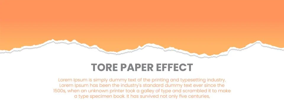 Ripped torn paper sheets vector Stock-Illustration