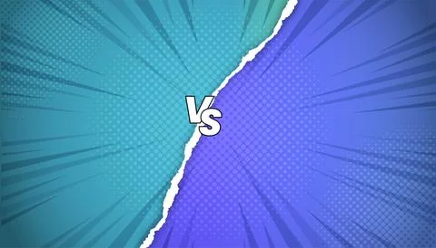 Ripped torn paper verses vs background screen vector Illustrazione stock