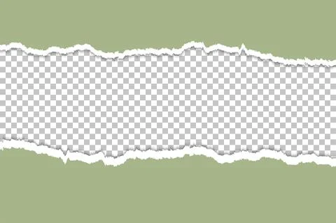 Ripped, torn piece of papers with place for your text and soft shadow. Ripped Stock Illustration