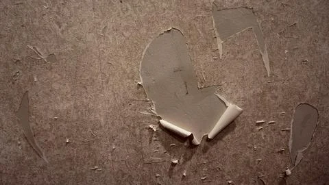 Ripped wallpaper Stock Photos