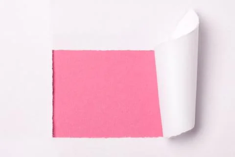 Ripped white paper Stock Photos