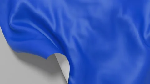 Ripple blue cloth Stock Footage 53068837