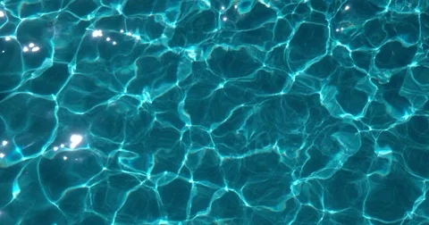 Ripple Blue Water in Swimming Pool, Water Texture Motion Background Stock Footage 71187097