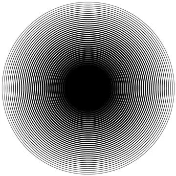 Ripple circle halftone background pattern, abstract vector circular Stock Illustration