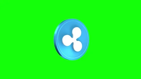 Ripple Coin 3D Spining Animation Green screen 動画素材 276164592