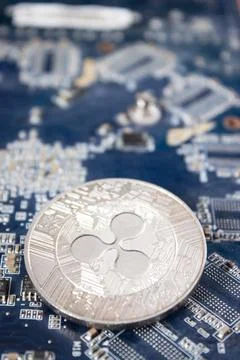 Ripple coin Stock Photos