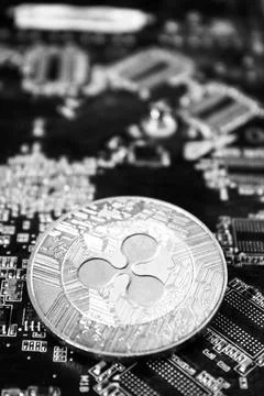 Ripple coin Stock Photos