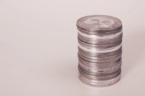Ripple coins Stock Photos