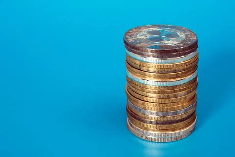 Ripple coins Stock Photos