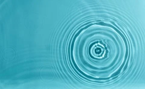 Ripple effect conceptual background with twin water circles Stock Photos