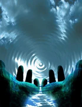 Ripple Effect Ilustração Stock