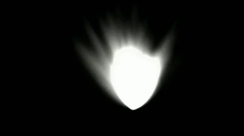 Ripple energy launch white rays laser,modern weapon,oilfield spew fire gas in h Stock Footage 10826287