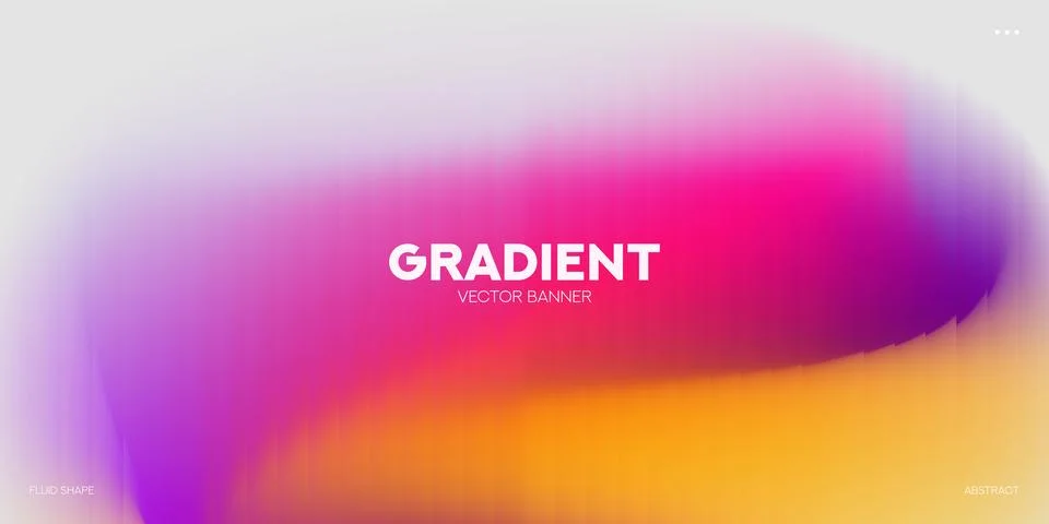Ripple gradient banner concept Stock Illustration