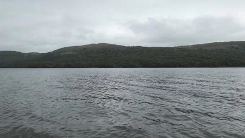 Ripple lake view on the hillside. Stock Footage 265626569