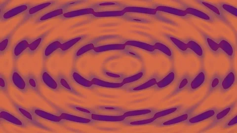 Ripple Pattern Background, Orange and Purple Liquid Motion 스톡 동영상 341851546
