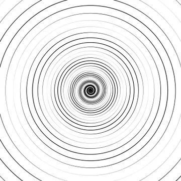 Ripple pattern with concentric circles. Circular geometric background. イラスト素材