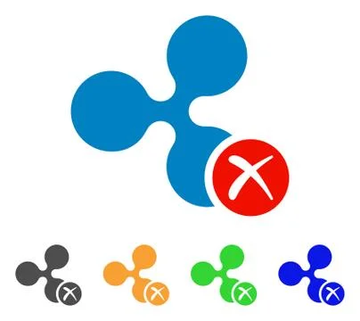 Ripple Reject Vector Icon Stock Illustration