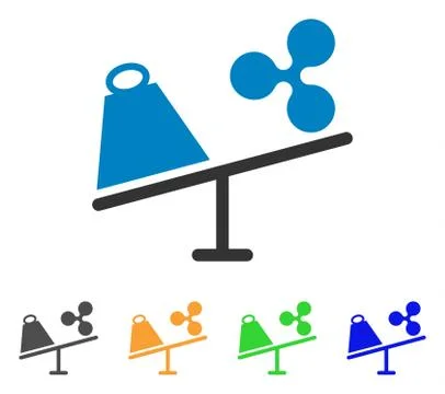 Ripple Trade Swing Vector Icon Stockillustratie