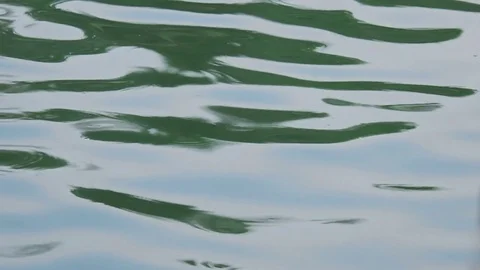 Ripple Wave Pattern On Water Surface , Reflection Stock Footage 82197965