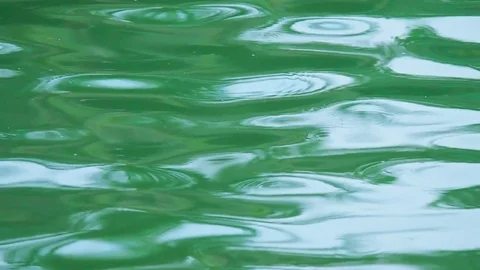 Ripple wave pattern on water surface , reflection Stock Footage 82198110