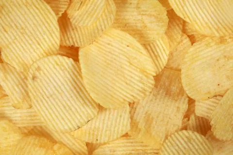 Rippled chips Stock Photos