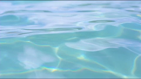 Rippled in clean water surface Stock Footage 76134087
