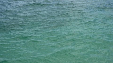 Rippled pattern of sea wave in a windy day, sea surface wave beautiful, 스톡 동영상 123758619