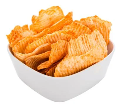 Rippled Potato Chips Stock Photos