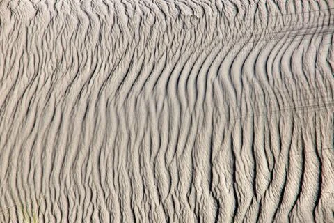 A rippled sand dune Stock Photos