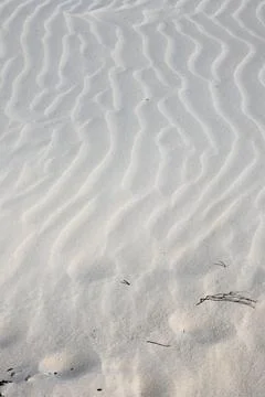 Rippled Sand Texture on Beach Stock Photos