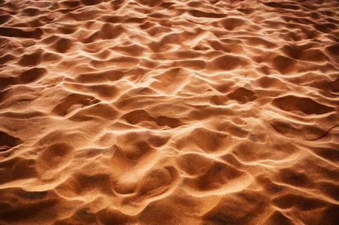 Rippled shiny sand natural pattern Stock Photos