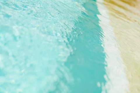 Rippled surface of swimming pool 스톡 사진