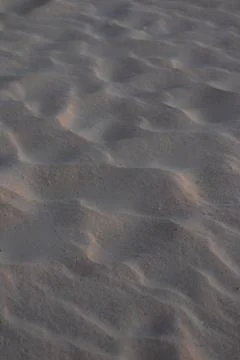 Rippled Texture of White Sand Beach Stock Photos