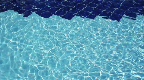 Rippled Water Surface Of Pool. Hotel, Summer,Swimming. Background Stock Footage 56356273