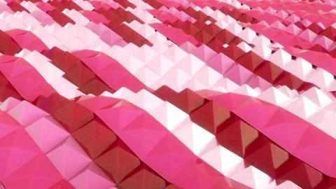 Ripples and waves in abstract liquid 3D rendering Stock Illustration