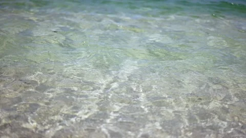 Ripples and waves on the water's surface. Stock Footage 237596025