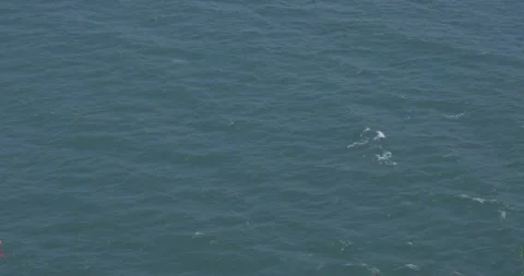 Ripples on blue water surface Stock Footage 210075614