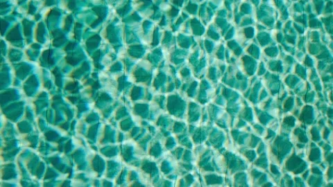 Ripples on the bottom of the pool. Background. Stock Footage 239560075