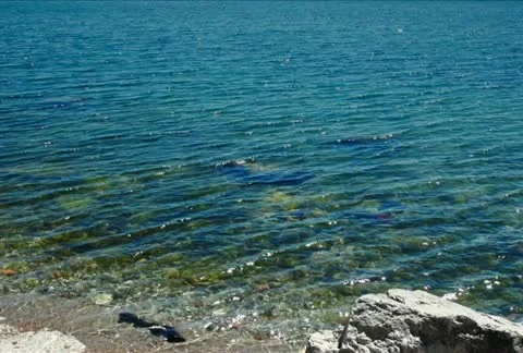 Ripples on clear Water NTSC Stock Footage 11188778