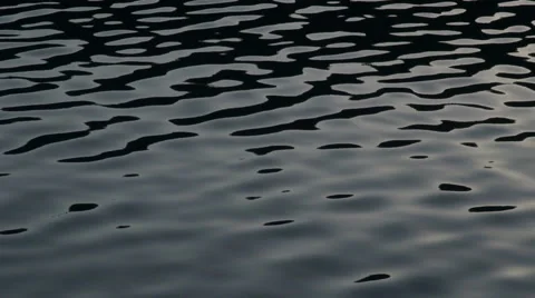 Ripples on dark water Video stock 48591793