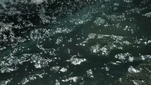 Ripples On Horizontal Water Stock Footage 144647525