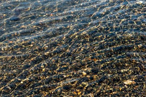 Ripples on a lake. Background Stock Photos