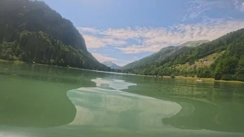 Ripples on a lake. Stock Footage 283067631