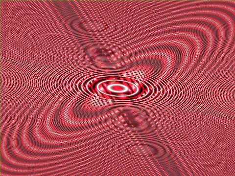 Ripples outward Stockillustratie